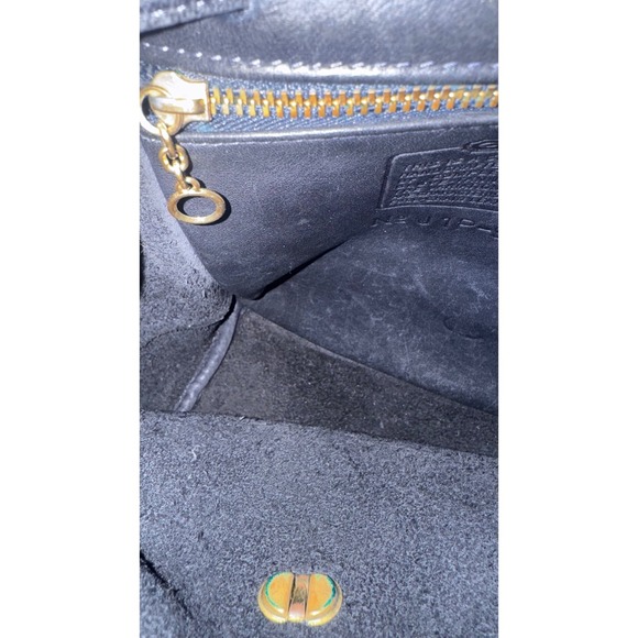 Coach Vintage Mini Backpack 9960 Black Glove Tanned Leather Brass Turnlock '96 - Picture 6 of 10